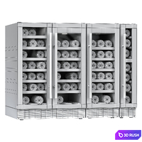 CDA Wine Cooler 3D Model Vray, Corona