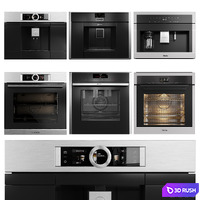 Neff Bosch Miele Collections 3D Model Vray, Corona