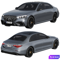 Mercedes-Benz S63 AMG E Performance 2023 3D Model Corona