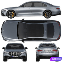 Mercedes-Benz S63 AMG E Performance 2023 3D Model Corona