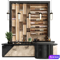 Bar 3D Model Vray