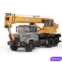 KrAZ 65053 KTA-28 2008 3D Model