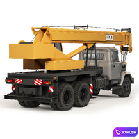 KrAZ 65053 KTA-28 2008 3D Model Vray