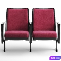 Acclaim P LS-13601 auditorium chair 3D Model Vray, Corona