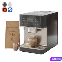 Miele Coffee Machine V01 3D Model Vray, Corona