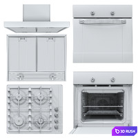 Gefest kitchen appliances W 3D Model Corona