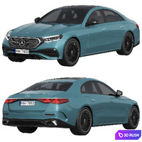 Mercedes-Benz E-Class AMG-line 2023 3D Model Corona