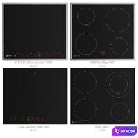 V-ZUG cooktop 2 3D Model Vray, Corona