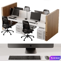Workplace 19 3D Model Corona