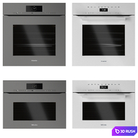 Miele oven set 5 3D Model Vray