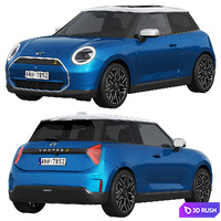 Mini Cooper SE 2024 3D Model Corona