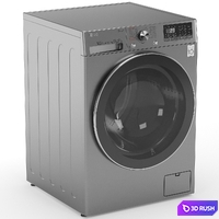 LG Washing machine F4V5RGP2T 3D Model Vray, Corona