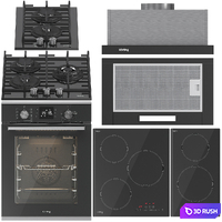 Korting collection of appliances_set 5 3D Model Corona