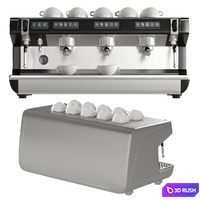 Coffee Makers Set 4 Commercial 3D Model Vray, Corona
