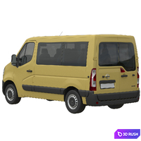 Nissan NV400 Minivan 3D Model Vray, Corona