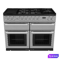 Rangemaster NEXSE110DFSS Nexus SE 110 Stainless Steel Dual Fuel Range Cooker 3D Model Vray