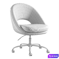 Lourdes Task Chair with Height adjustable 3D Model Corona