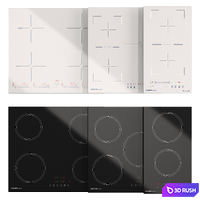 HOMSair induction hob set 3D Model Corona