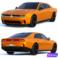 Dodge Charger Daytona 4-door 2024 3D Model Corona