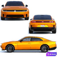 Dodge Charger Daytona 4-door 2024 3D Model Corona