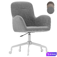 Office chair Frey Textile Beige 3D Model Corona