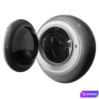 Xiaomi Minij Wall Hanging Washing Machine 3D Model Vray, Corona