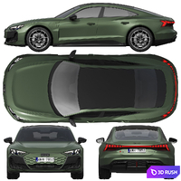 Audi RS e-tron GT performance 2025 3D Model Corona