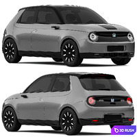 Honda e Advance 3D Model Corona