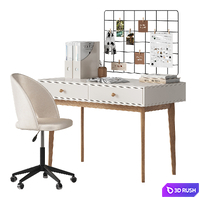 Desk and Office Chair Leo by Inmyroom 3D Model Corona
