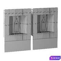 Elkay LBWD00BKC ezH2O Liv Built-in Filtered Water Dispenser 3D Model Vray, Corona