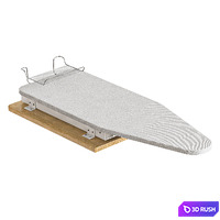 Ironing board built-in Starax 3D Model Vray, Corona