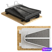 Ironing board built-in Starax 3D Model Vray, Corona
