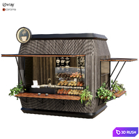 Cafe 16 3D Model Vray, Corona