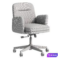 Branch Upholstered Soft Side Chair 02 3D Model Corona