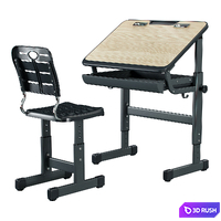 Desk and chair Prestige Galaxy 3D Model