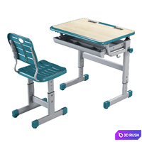 Desk and chair Prestige Galaxy 3D Model Vray, Corona
