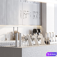 Caffè di Carta 3D Model Corona
