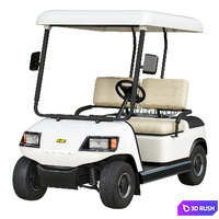 ECAR LT-A2DSP 2 Seat Golf Cart 3D Model Vray, Corona