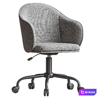 Office chair Echo 3D Model Corona