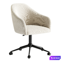 Twist rotating table and HOLTEN chair 3D Model Corona