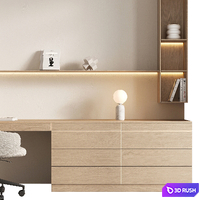Workplace T3D 2 3D Model Corona