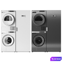 A set of equipment from the Asko brand for the laundry room 3D Model Vray, Corona