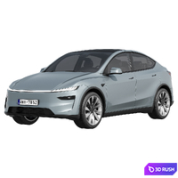 Tesla Model Y 2025 3D Model Corona