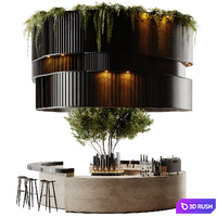 Bar 5 3D Model Corona