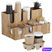 Coffee and Tea Bag Organizer 3D Model Corona