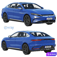 BYD Han 2025 3D Model Vray