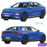 BYD Han 2025 3D Model Vray