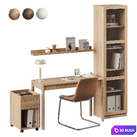 TONSTAD Ikea workspace 3D Model Vray, Corona