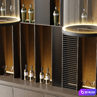 Bar 5 3D Model Corona