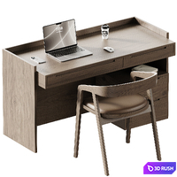 Workplace 07 3D Model Corona